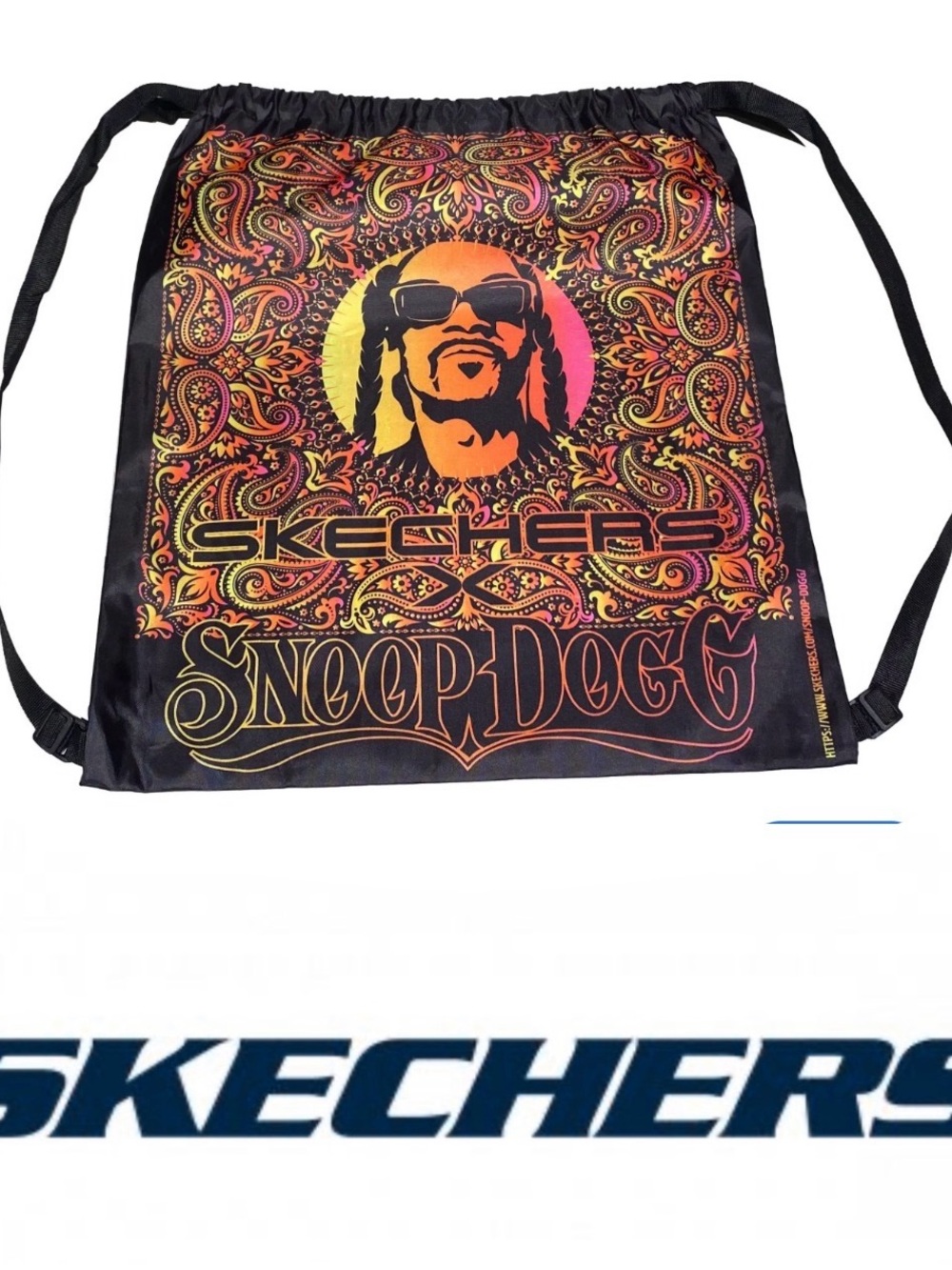 Skechers Snoop Dogg Black Reusable Tote Bag